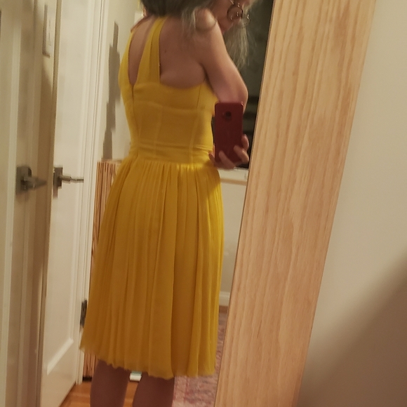 Alessandro Dell'Acqua Yellow Fit and Flare Dress 4 - Picture 13 of 13